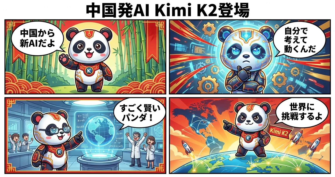 【Kimi K2】中国発、自律思考するエージェント型LLM